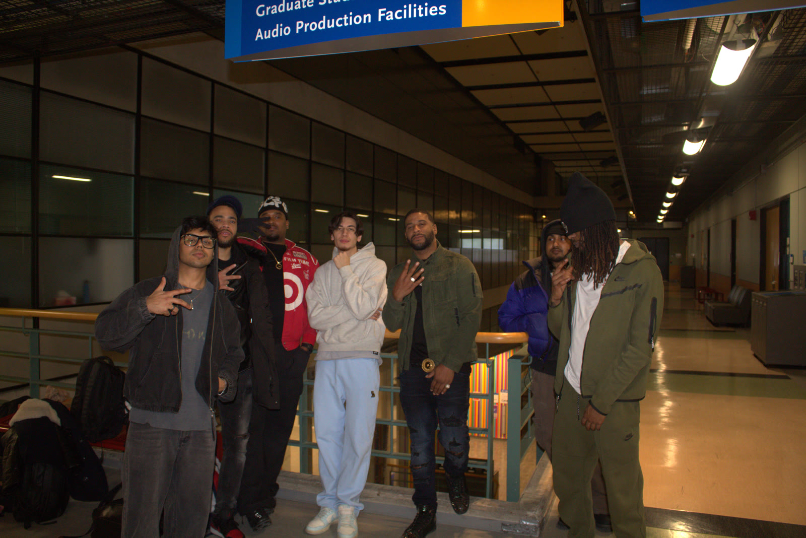 Crew at the studio